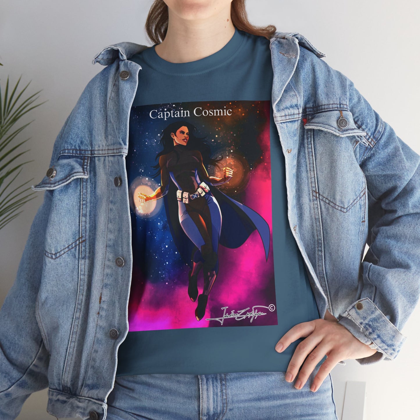 Captain Cosmic Unisex Heavy Cotton Tee