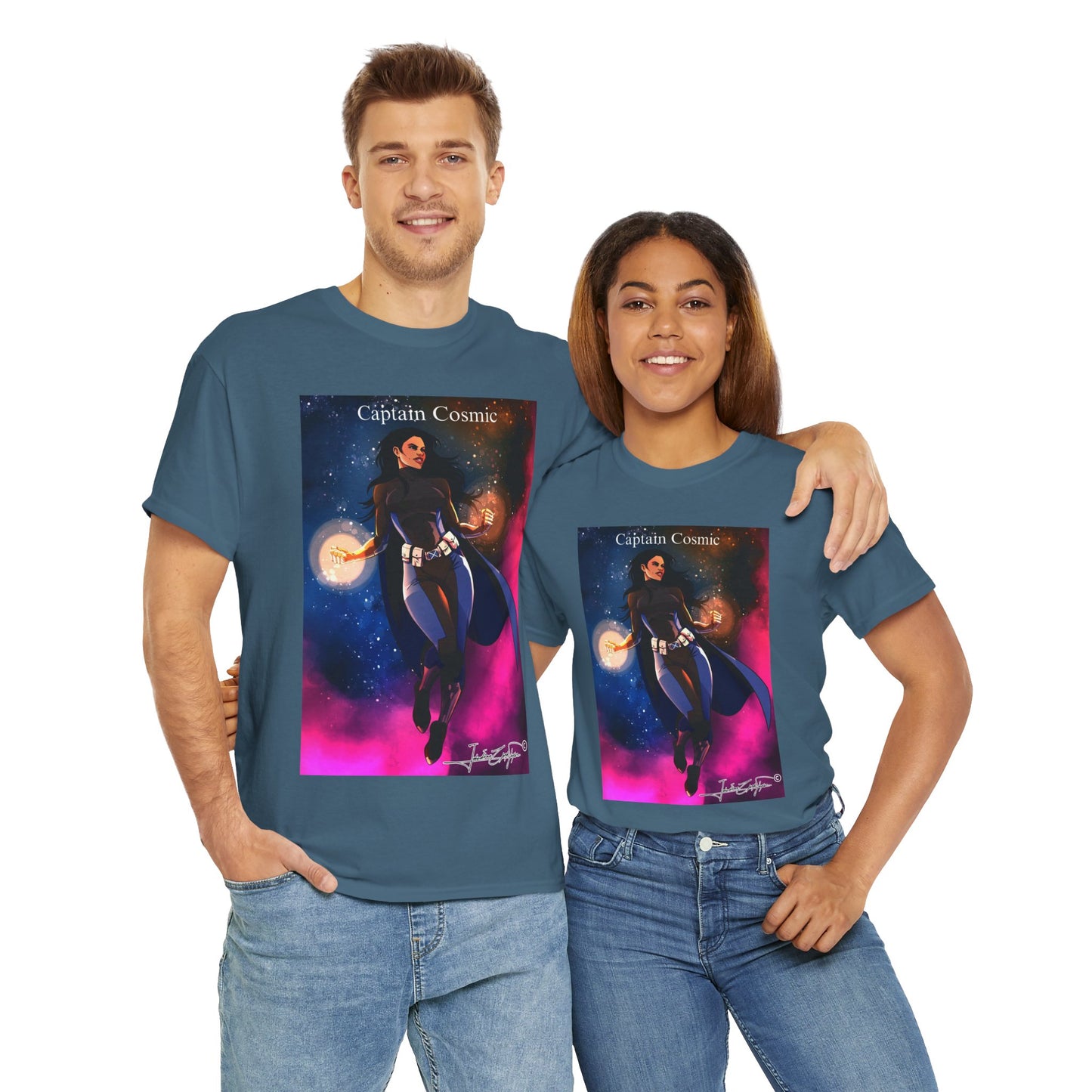 Captain Cosmic Unisex Heavy Cotton Tee