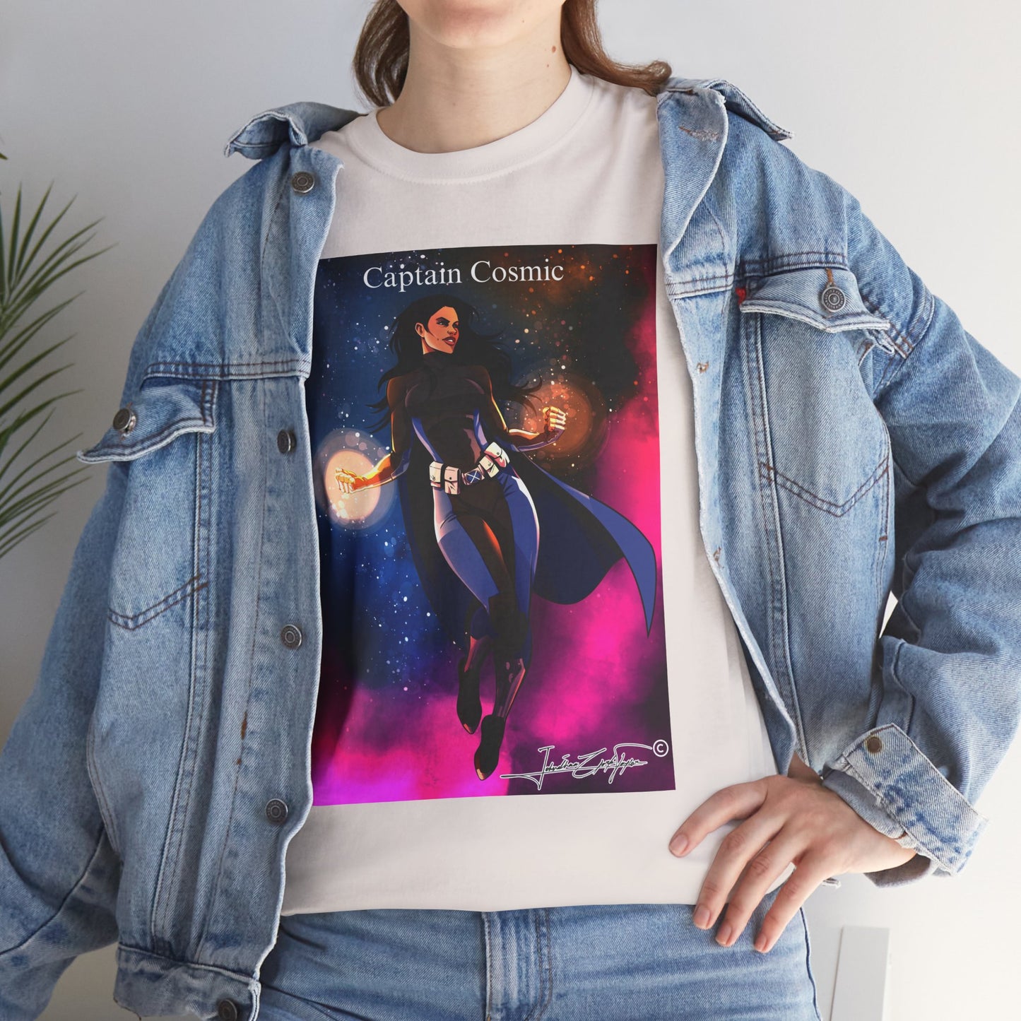 Captain Cosmic Unisex Heavy Cotton Tee