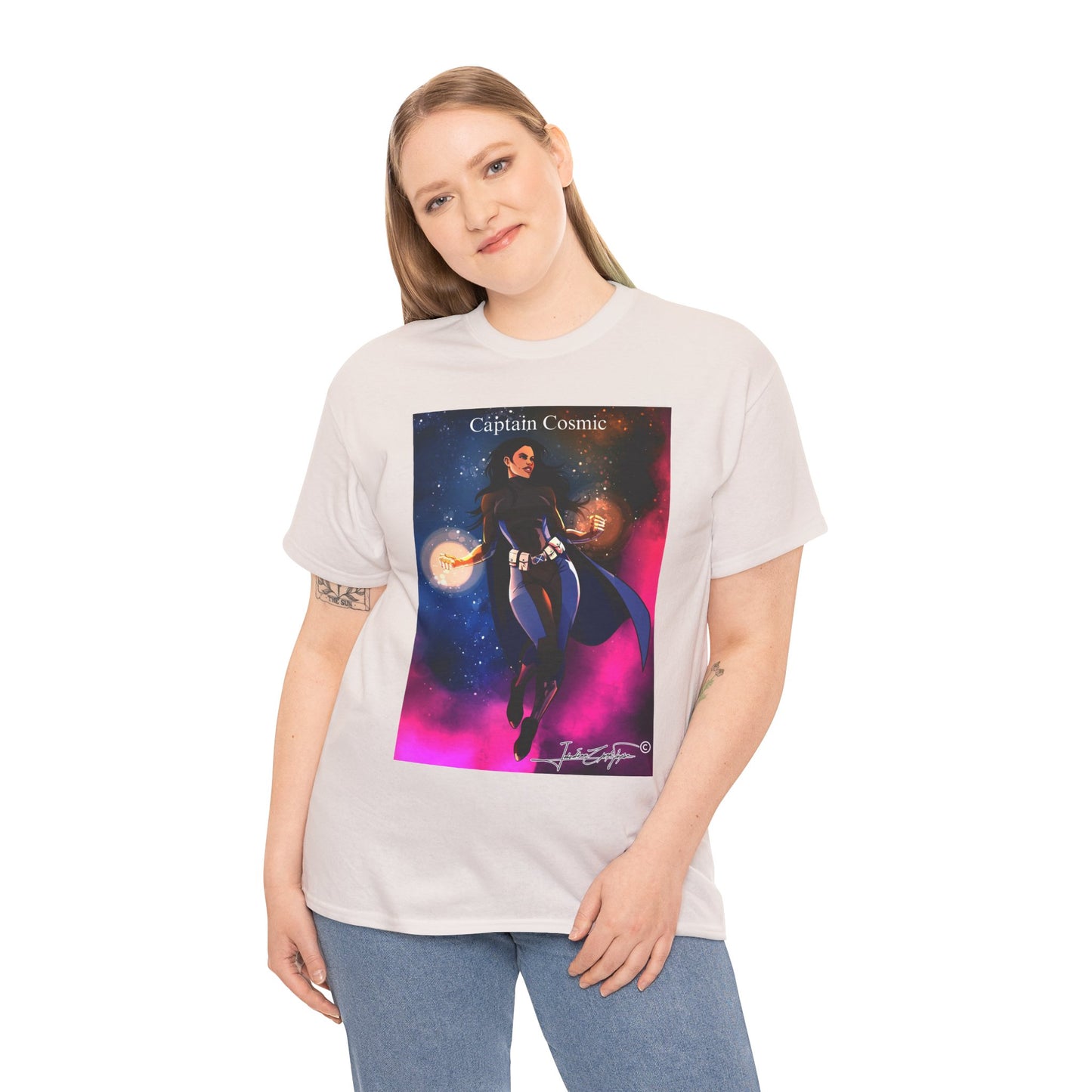 Captain Cosmic Unisex Heavy Cotton Tee