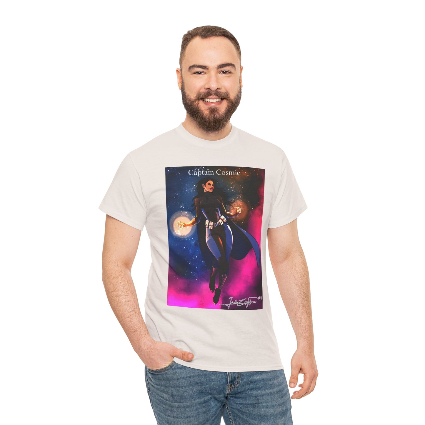 Captain Cosmic Unisex Heavy Cotton Tee
