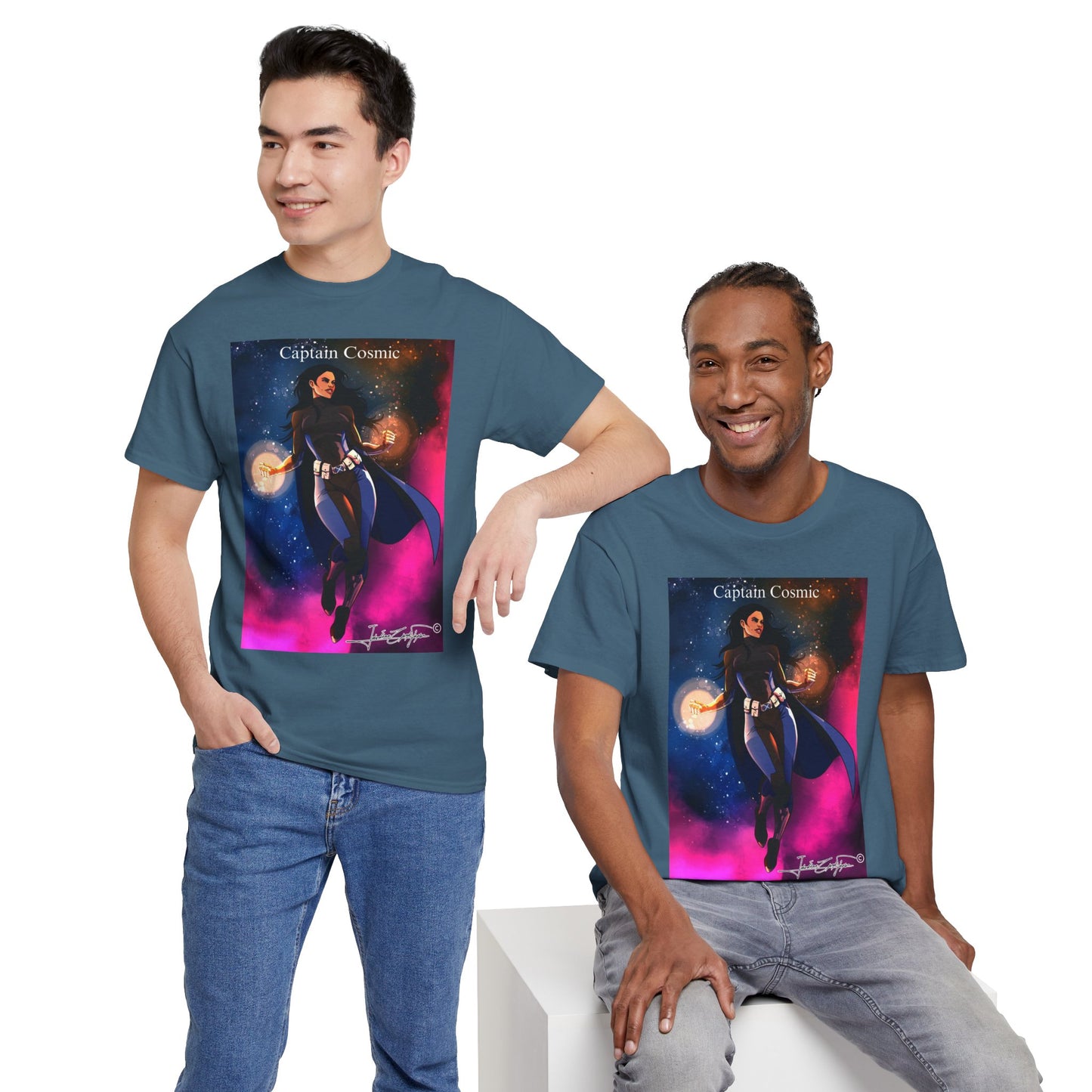 Captain Cosmic Unisex Heavy Cotton Tee